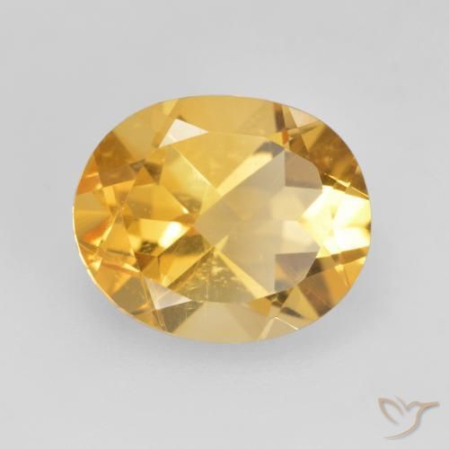 9,17 ctw natürlicher Mittleres Gold Citrin, Oval, VVS-VS