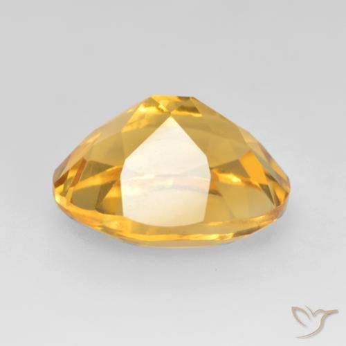 9,17 ctw natürlicher Helles Gold Citrin, Oval, VVS-VS