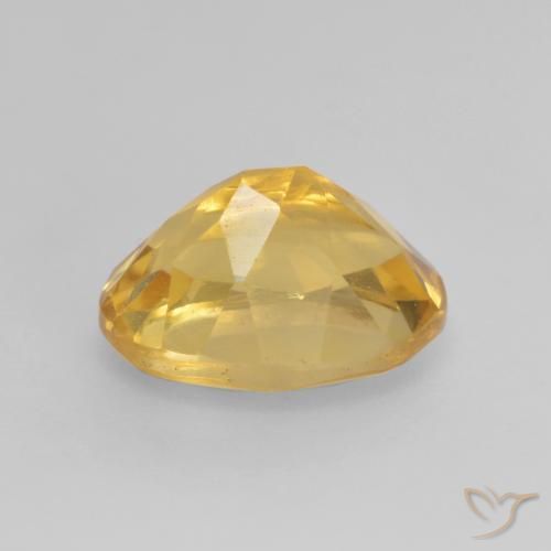 9,17 ctw natürlicher gold-orange Citrin, Oval, VVS-VS