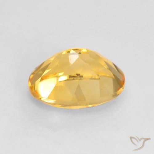 9,17 ctw natürlicher Helles Gold Citrin, Oval, VVS-VS
