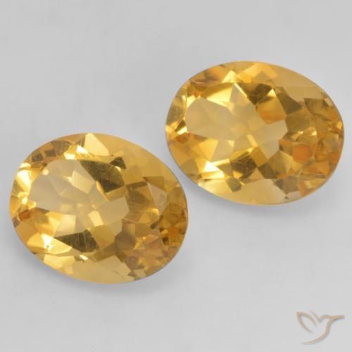 3.20 ct natürliche Mittel-Dunkelgold Citrin-Edelsteine, Oval, VVS-VS