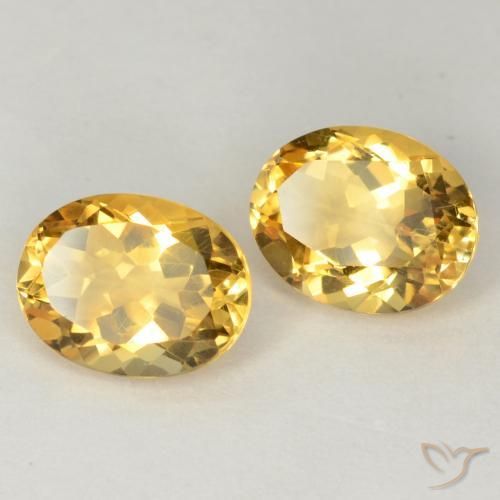 3.55 ct natürliche Mittelgold Citrin-Edelsteine, Oval, VS
