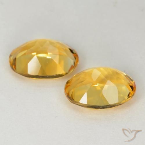 3.55 ct natürliche Mittelgold Citrin-Edelsteine, Oval, VS