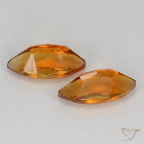 1.27 ct natürliche Mittelorange Citrin-Edelsteine, Marquise, VS