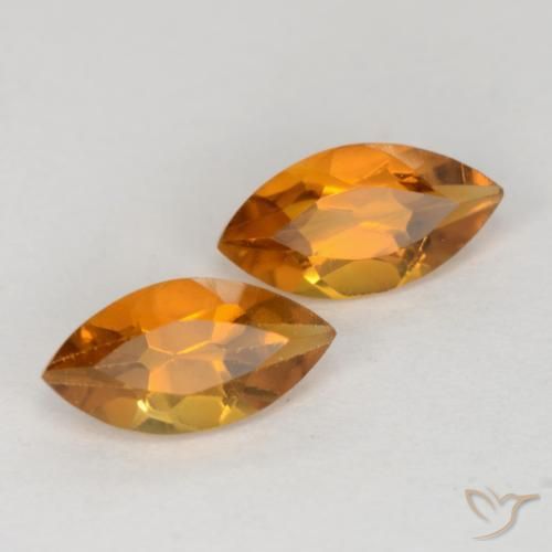 1.05 ct natürliche Mittelorange Citrin-Edelsteine, Marquise, VS