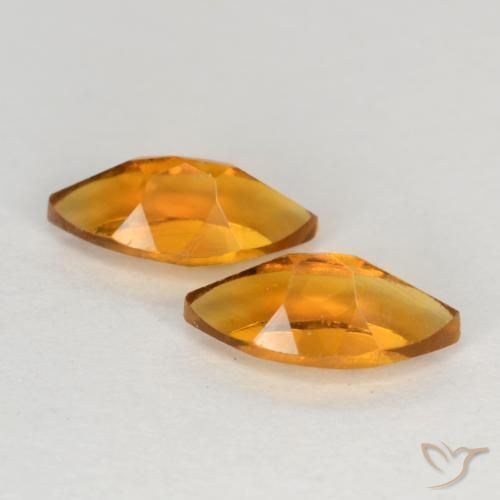 1.05 ct natürliche Mittelorange Citrin-Edelsteine, Marquise, VS