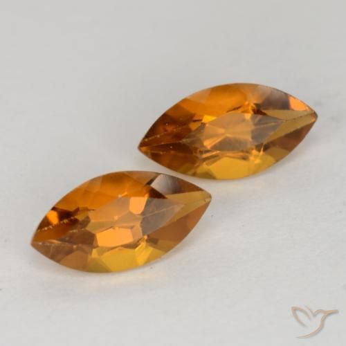 1.06 ct natürliche Mittelorange Citrin-Edelsteine, Marquise, VS
