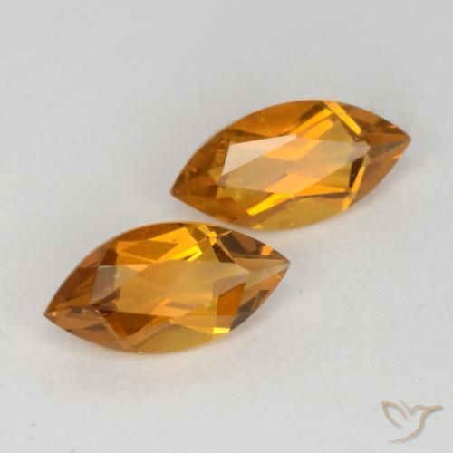 1.05 ct natürliche orange-braun Citrin-Edelsteine, Marquise, VS