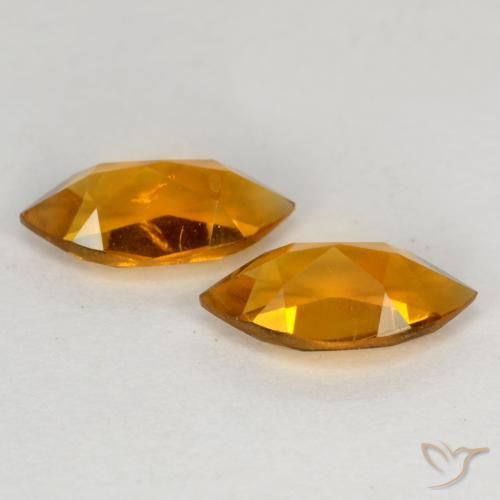 1.05 ct natürliche orange-braun Citrin-Edelsteine, Marquise, VS