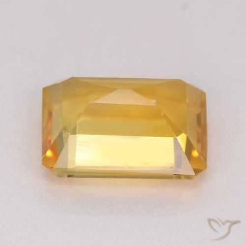 9,17 ctw natürlicher gold-orange Citrin, Oktagonschliff, VVS-VS