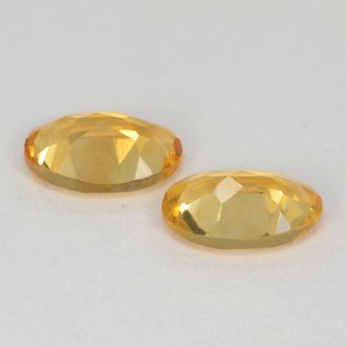 0,77 ct natürliche goldener Citrin-Edelsteine, Oval Schliff, VS