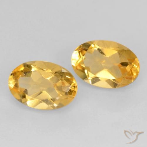 0.80 ct natürliche Mittleres Gold Citrin-Edelsteine, Oval, VS