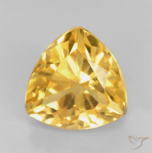 1.81ct Natürlicher Golden Citrin, Trillion, VVS-VS