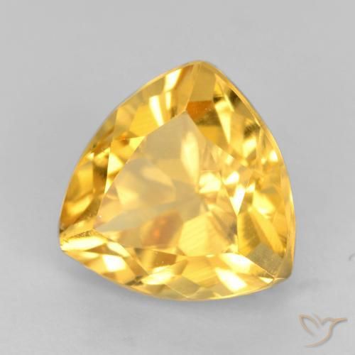 9,17 ctw natürlicher Golden Citrin, Trillion, VVS-VS