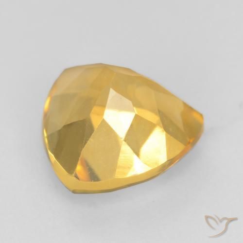 9,17 ctw natürlicher Helles Gold Citrin, Trillion, VVS-VS