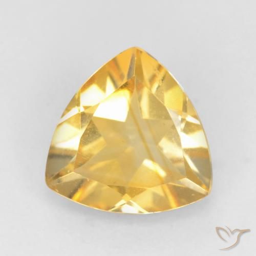 1.22ct Natürlicher Golden Citrin, Trillion, VVS-VS