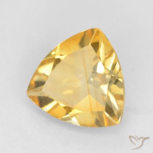 9,17 ctw natürlicher Golden Citrin, Trillion, VVS-VS