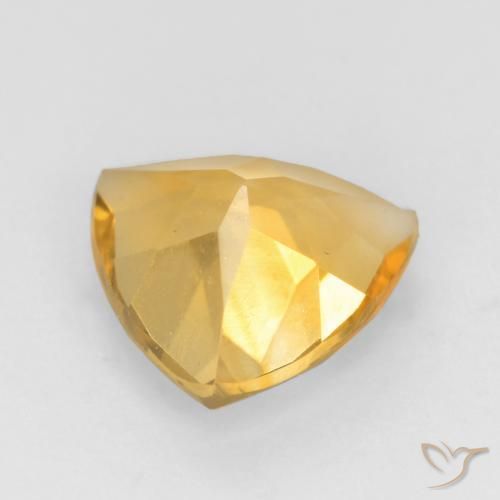 9,17 ctw natürlicher Golden Citrin, Trillion, VVS-VS