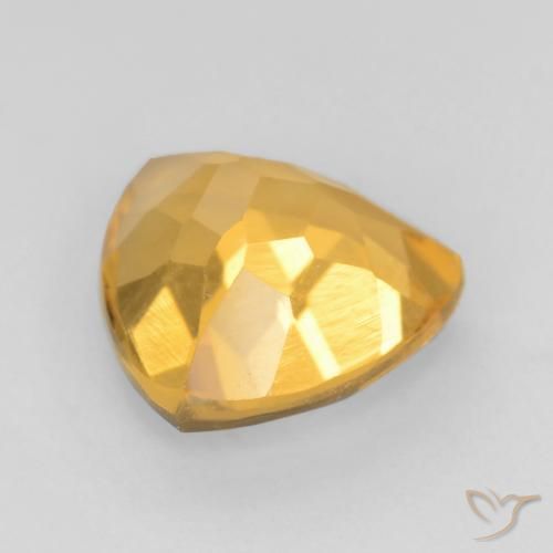9,17 ctw natürlicher Mittleres Gold Citrin, Trillion, VVS-VS