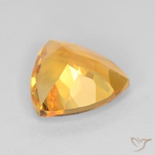 9,17 ctw natürlicher Orange-Gold Citrin, Trillion, VVS-VS