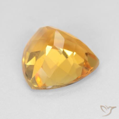 9,17 ctw natürlicher Mittelgold Citrin, Trillion, VS