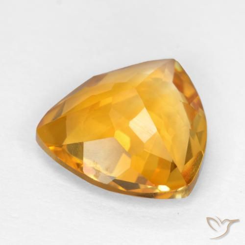 9,17 ctw natürlicher Orange-Gold Citrin, Trillion, VVS-VS