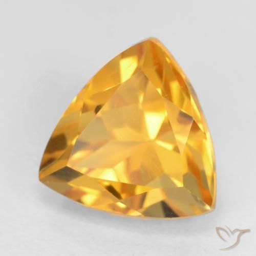 9,17 ctw natürlicher Orange-Gold Citrin, Trillion, VVS-VS