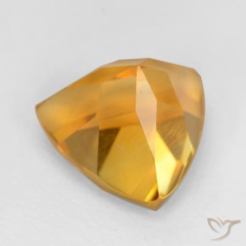 9,17 ctw natürlicher Orange-Gold Citrin, Trillion, VVS-VS