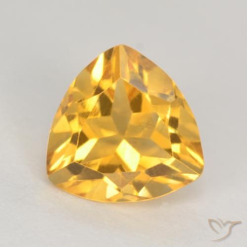1,10 ctw natürlicher goldener Citrin, Trillion, VS