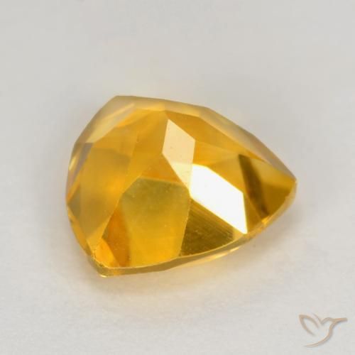 1,10 ctw natürlicher goldener Citrin, Trillion, VS