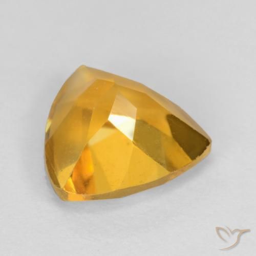 9,17 ctw natürlicher Helles Gold Citrin, Trillion, VS