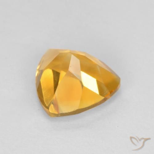 9,17 ctw natürlicher Mittleres Gold Citrin, Trillion, VS