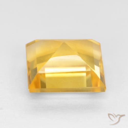 9,17 ctw natürlicher Mittleres Gold Citrin, Quadrat, VS