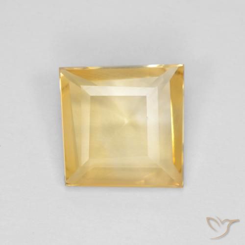 1.17ct Natürlicher Golden Citrin, Quadrat, VS