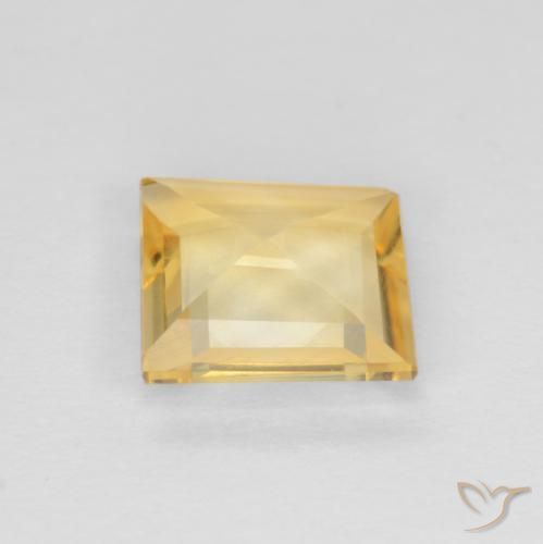 9,17 ctw natürlicher Golden Citrin, Quadrat, VS
