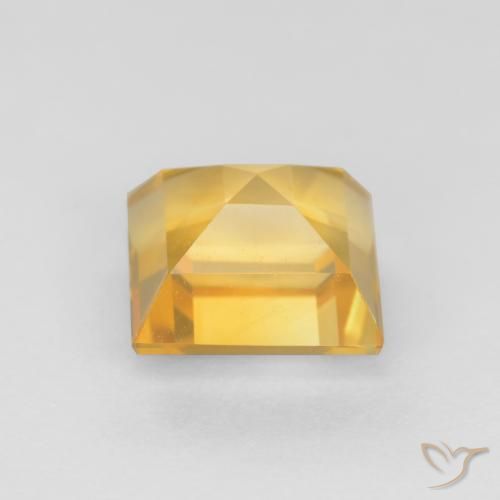 9,17 ctw natürlicher Mittleres Gold Citrin, Quadrat, VS