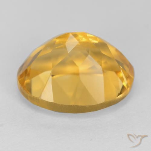 9,17 ctw natürlicher Dunkelgolden Citrin, Oval, VS