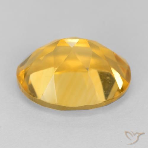 9,17 ctw natürlicher gold-orange Citrin, Oval, VS