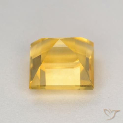 9,17 ctw natürlicher Mittleres Gold Citrin, Quadrat, VS