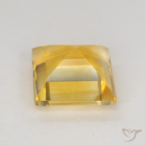9,17 ctw natürlicher Golden Citrin, Quadrat, VS