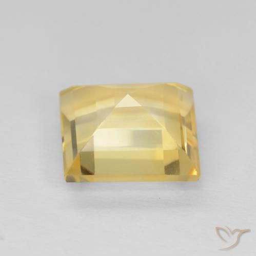 9,17 ctw natürlicher Golden Citrin, Quadrat, VS