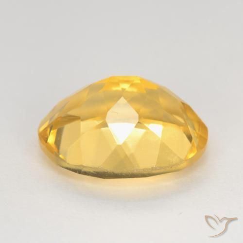 9,17 ctw natürlicher Mittelgold Citrin, Oval, VVS-VS