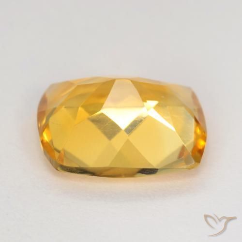 9,17 ctw natürlicher Mittleres Gold Citrin, Kissen, VS