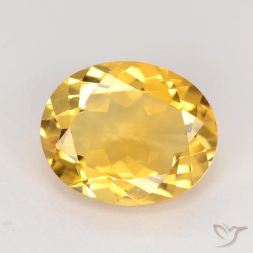 3.18ct Natürlicher Mittleres Gold Citrin, Oval, VS