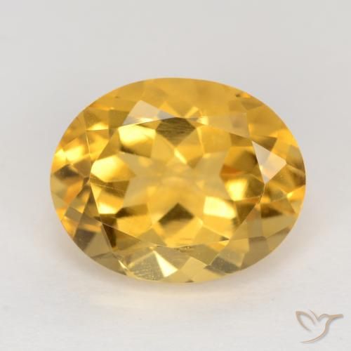 3.28ct Natürlicher Mittleres Gold Citrin, Oval, VS