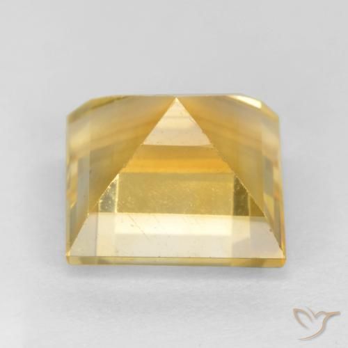 9,17 ctw natürlicher Golden Citrin, Quadrat, VS