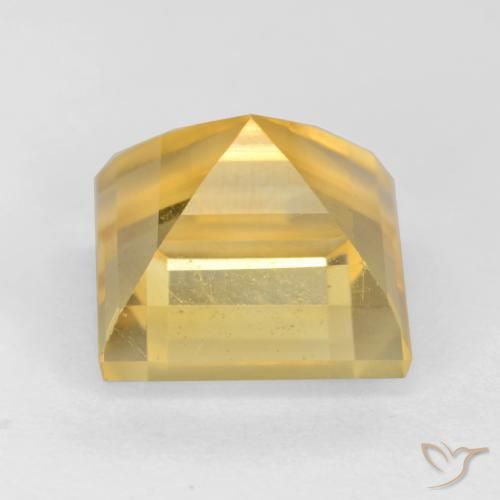 9,17 ctw natürlicher Golden Citrin, Quadrat, VS