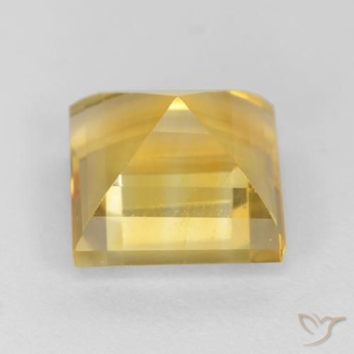 9,17 ctw natürlicher Mittleres Gold Citrin, Quadrat, VS