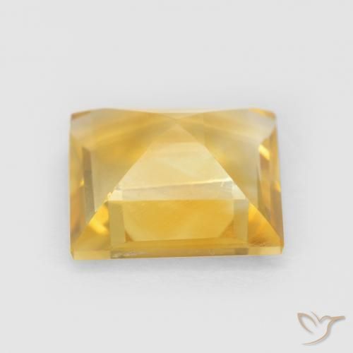 9,17 ctw natürlicher Mittleres Gold Citrin, Quadrat, VS