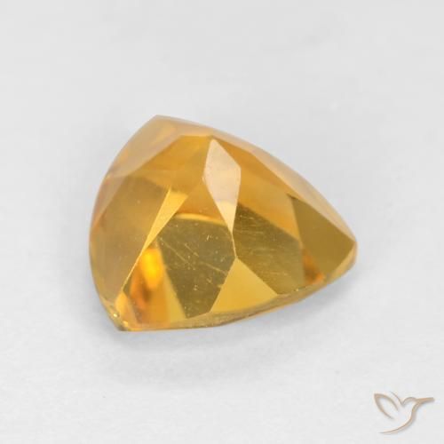 9,17 ctw natürlicher Tiefes Goldorange Citrin, Trillion, VS-SI